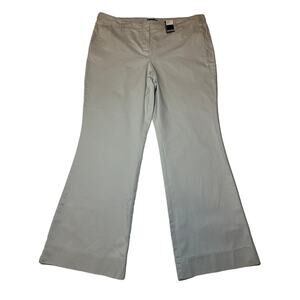 New York & Company Women’s Size 16 City Twill 23rd Street Pant Mid Rise Wide Leg